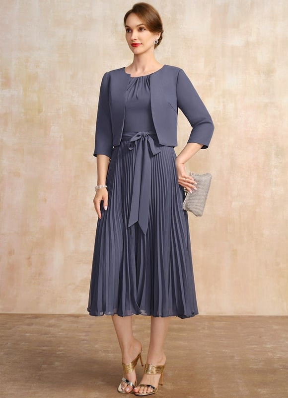 Robe Midi Mère Mariée Chic - gallery 1