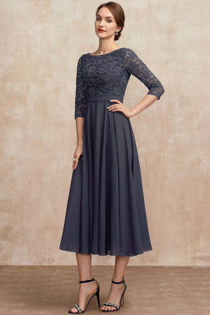 Robe Midi Manche 3 4