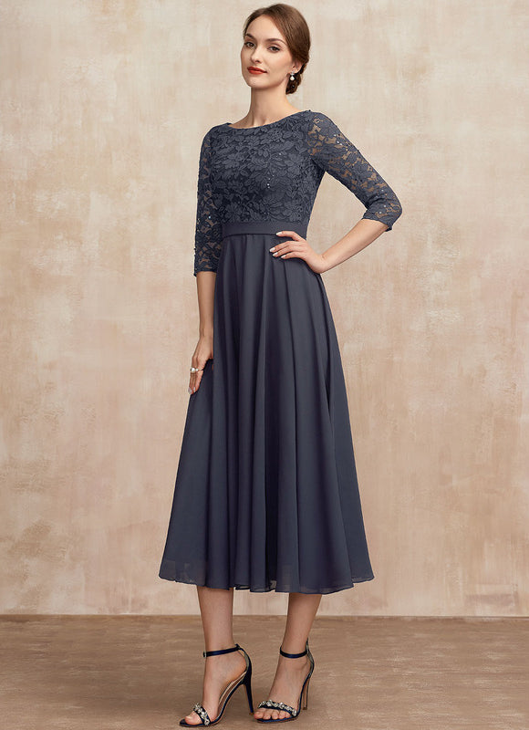 Robe Midi Manche 3 4