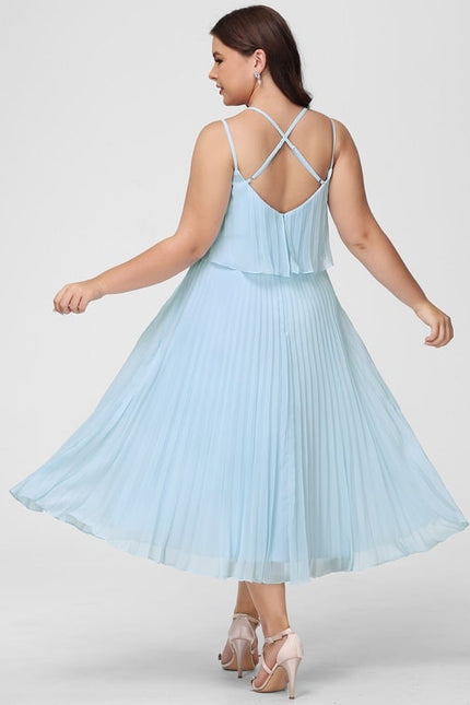 Robe Midi Fluide Grisâtre - gallery 8