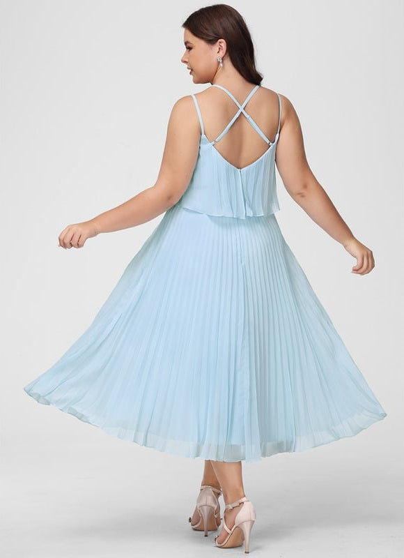 Robe Midi Fluide Grisâtre - gallery 8