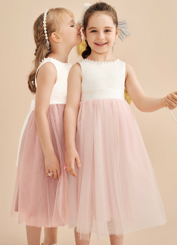 Robe Midi Satinée Poudrée - gallery 8