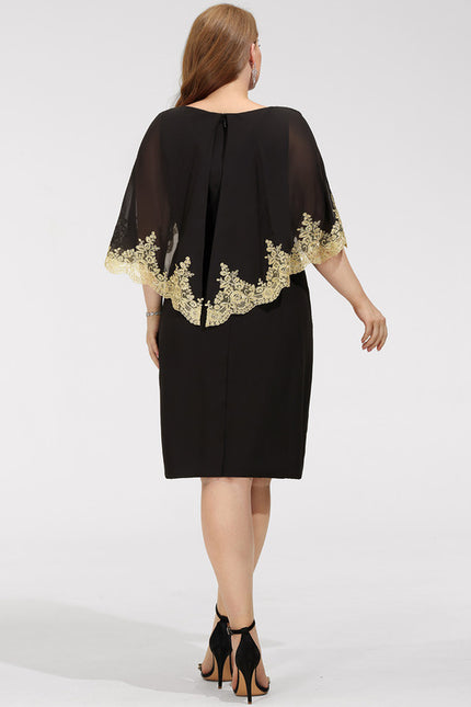 Robe Midi Ajustée Noire - gallery 7