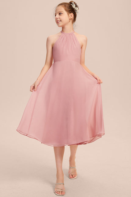 Robe Midi Mousseline Verte - gallery 5