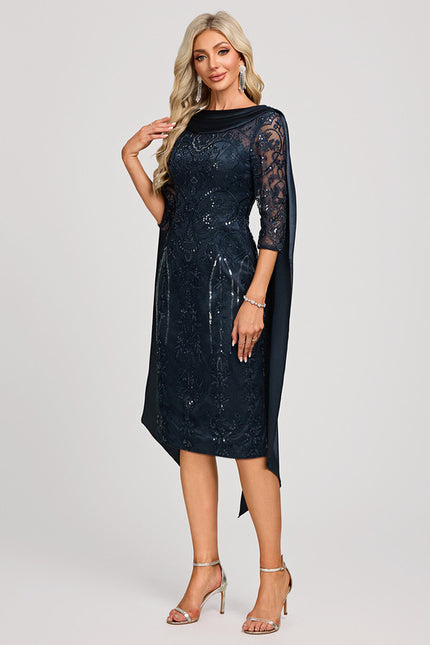 Robe Midi Sirène Brodée - gallery 3