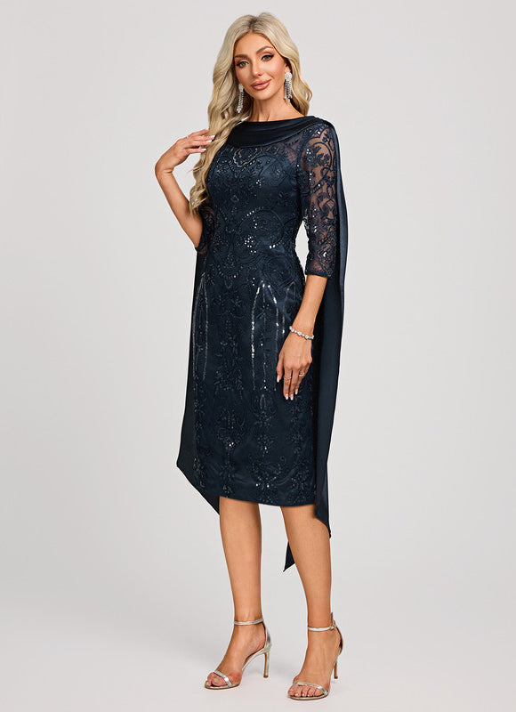 Robe Midi Sirène Brodée - gallery 3