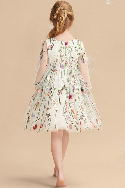 Robe Midi Fleurs Éclairées - gallery 3