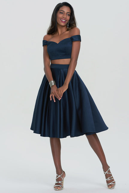 Robe Midi Satinée Cintrée - gallery 2
