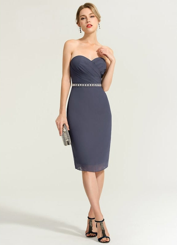 Robe Midi Nuit Marine Chic - gallery 2