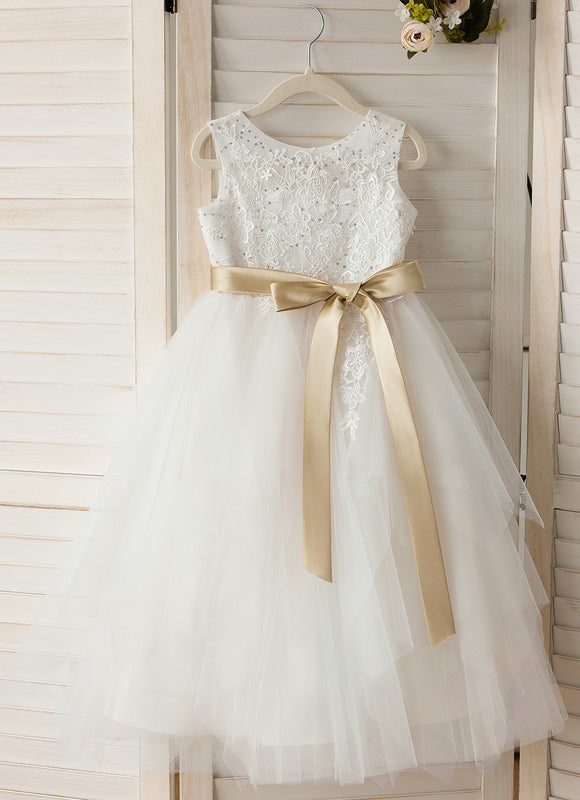 Robe Midi Tulle Ivoire