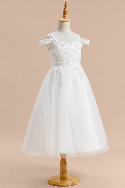 Robe Midi Enfant Mariage Tulle - gallery 1