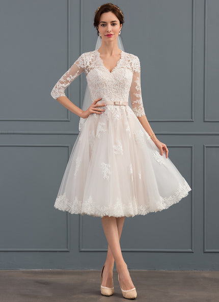 Robe Midi Écrue Élégante