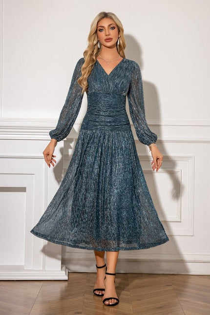 Robe Midi Vaporeuse Scintillante - gallery 5