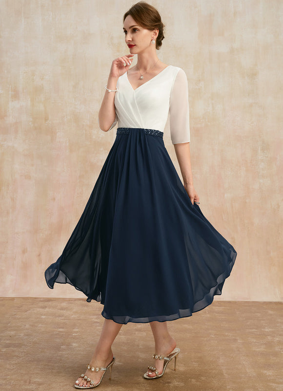 Robe Midi Mère Élégante - gallery 4