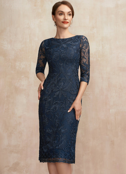 Robe Midi Dentelle Sophistiquée
