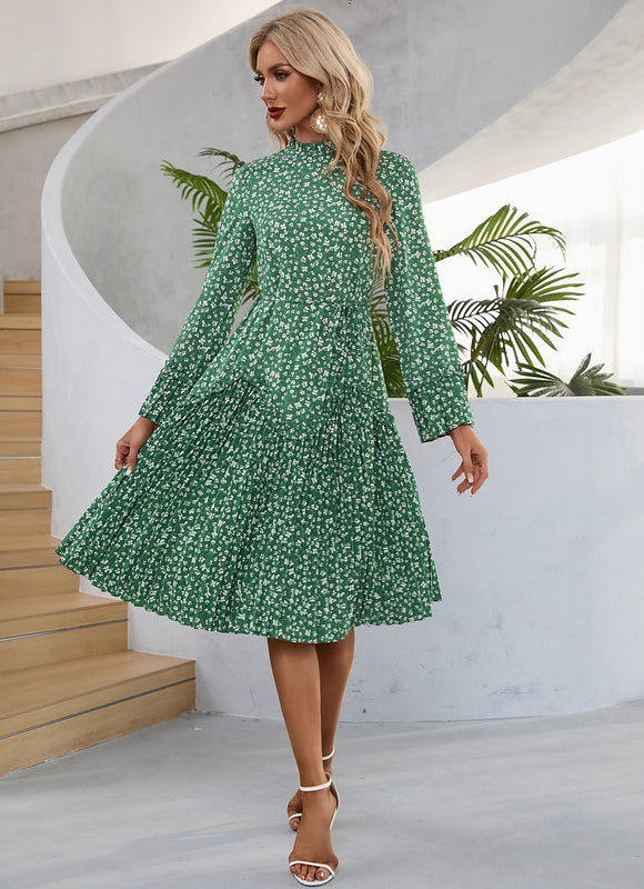 Robe Midi Midi Fleurie - gallery 4