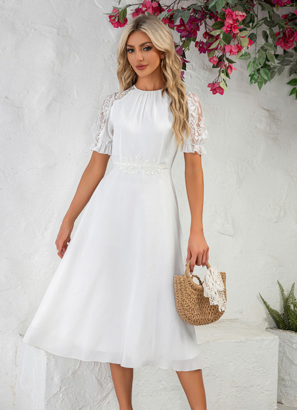 Robe Midi Élégance Éthérée - gallery 4