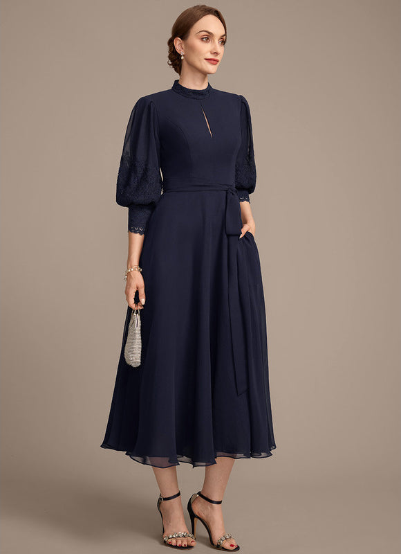 Robe Midi Mousseline Chic - gallery 3