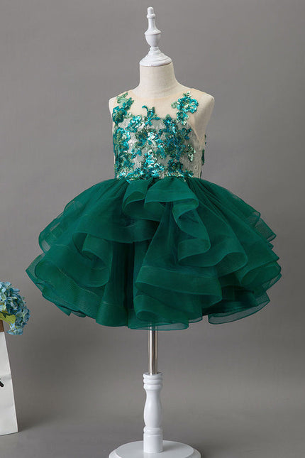 Robe Midi Émeraude Festive - gallery 3