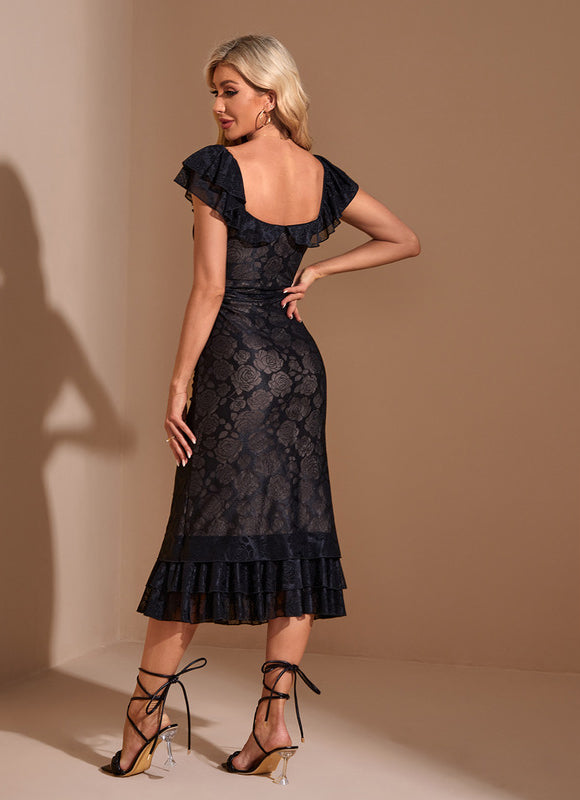 Robe Midi Dentelle Charme - gallery 1