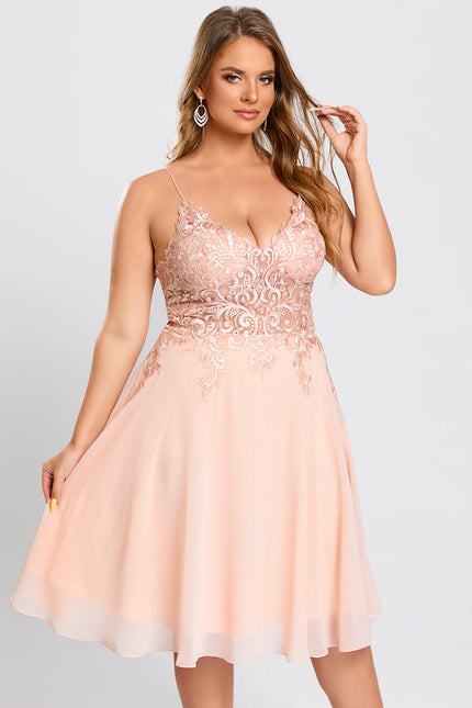 Robe Midi Aérienne Corail - gallery 6