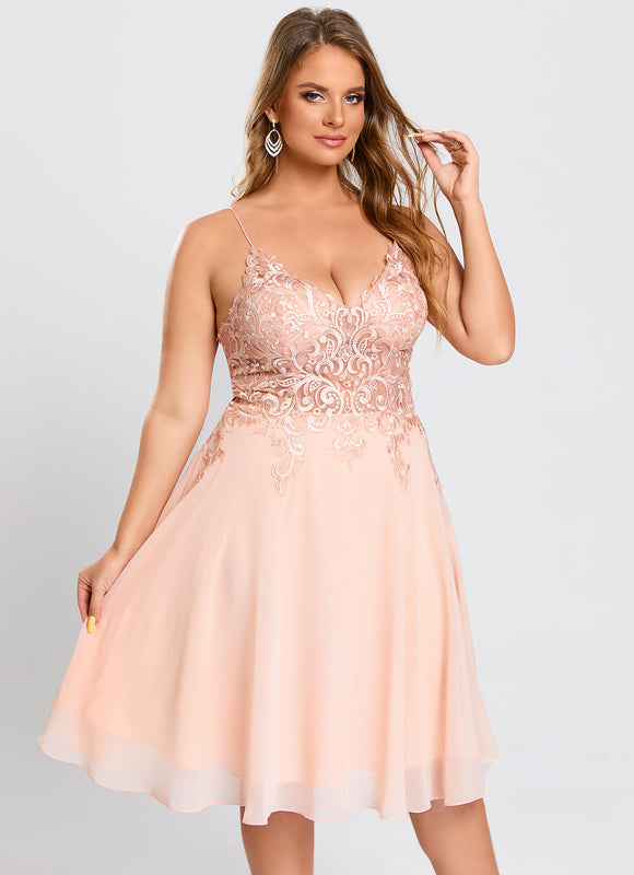Robe Midi Aérienne Corail - gallery 6