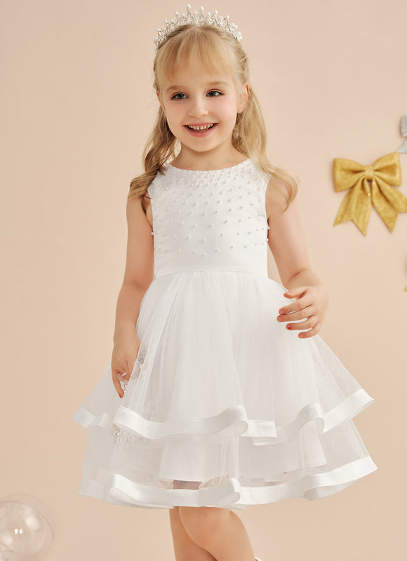 Robe Midi Enfant Satinée