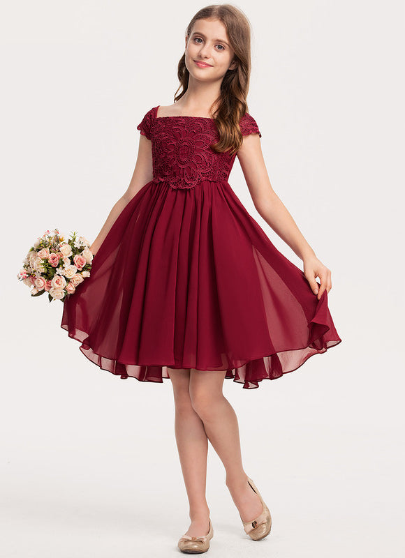 Robe Midi Cerise Aérée - gallery 1