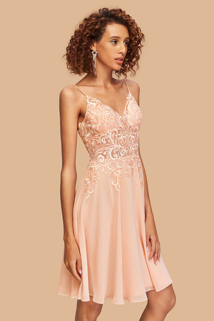 Robe Midi Aérienne Corail - gallery 2