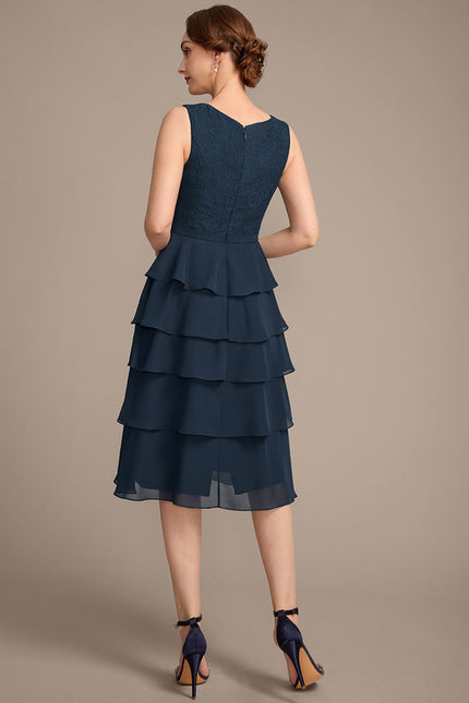 Robe Midi Mousseline Volants - gallery 8