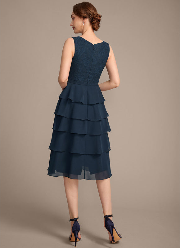 Robe Midi Mousseline Volants - gallery 8