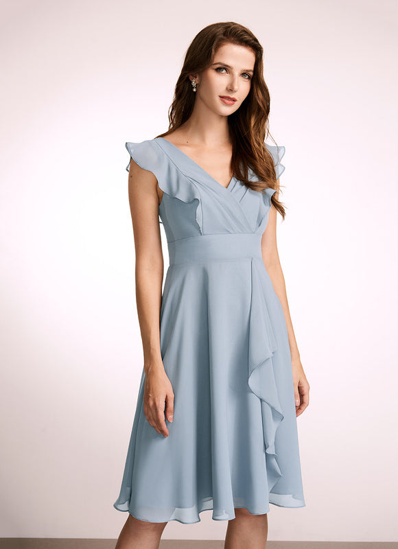 Robe Midi Trapèze Élégante - gallery 4