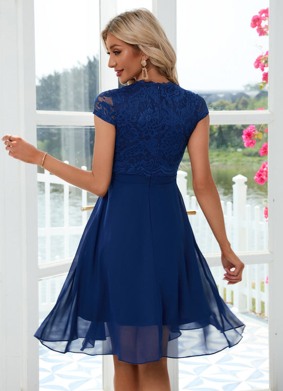 Robe Midi Bordeaux Aérienne - gallery 3