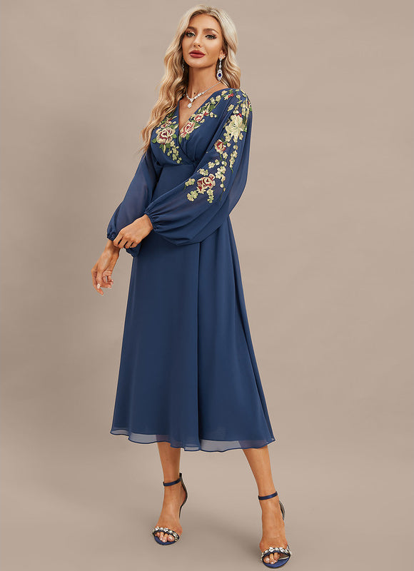 Robe Midi Sérénité Florale - gallery 3