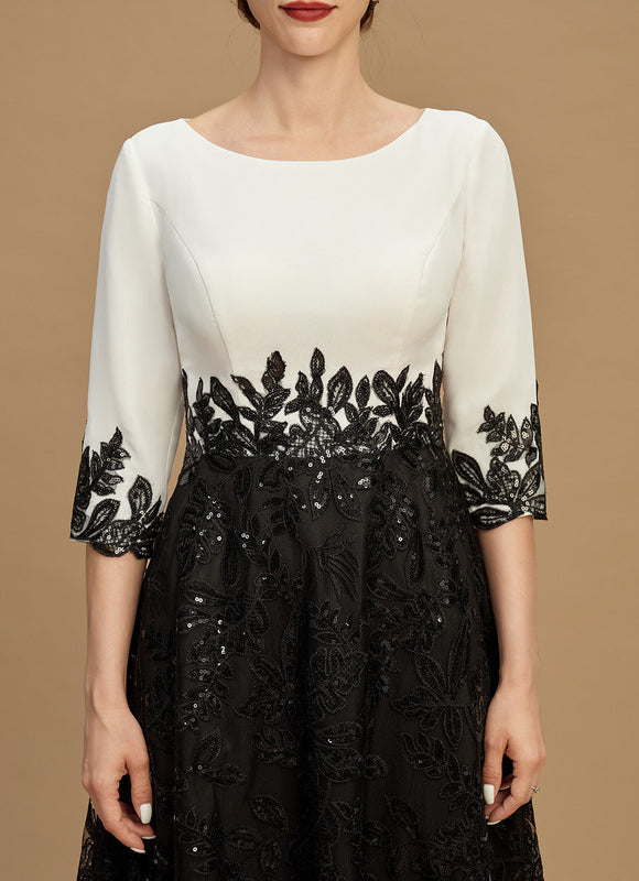 Robe Midi Manche 3 4 - gallery 3