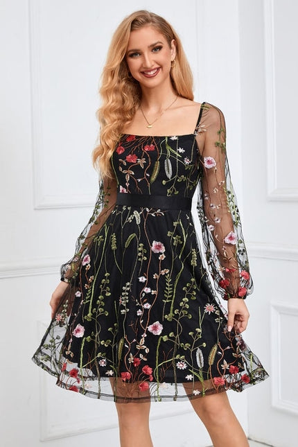 Robe Midi Écarlate Organza - gallery 6