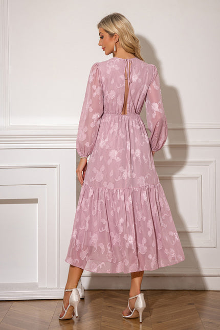 Robe Midi Chic Volants - gallery 2