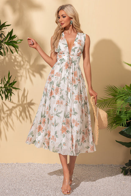 Robe Midi Florale Légère - gallery 4