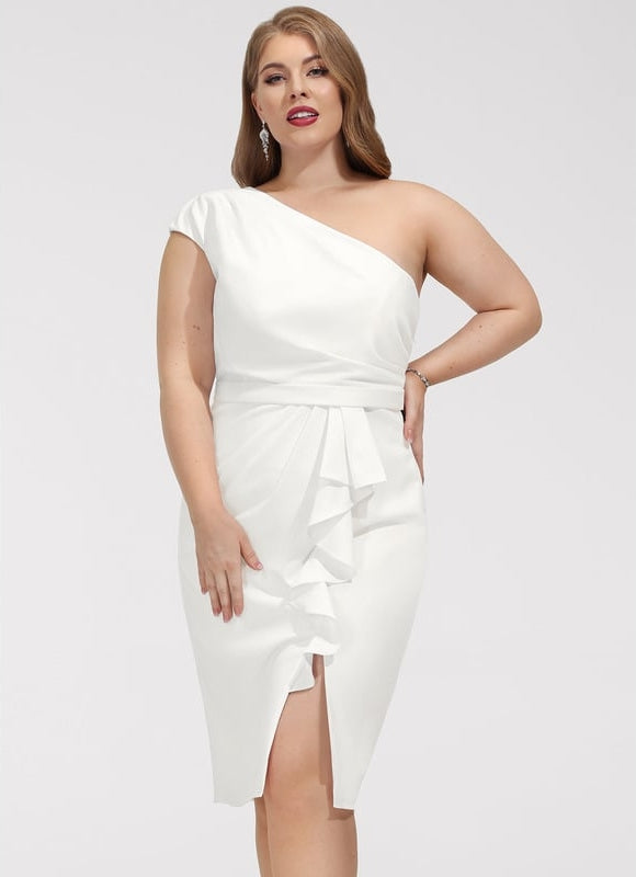 Robe Midi Asymétrique Élégante - gallery 7