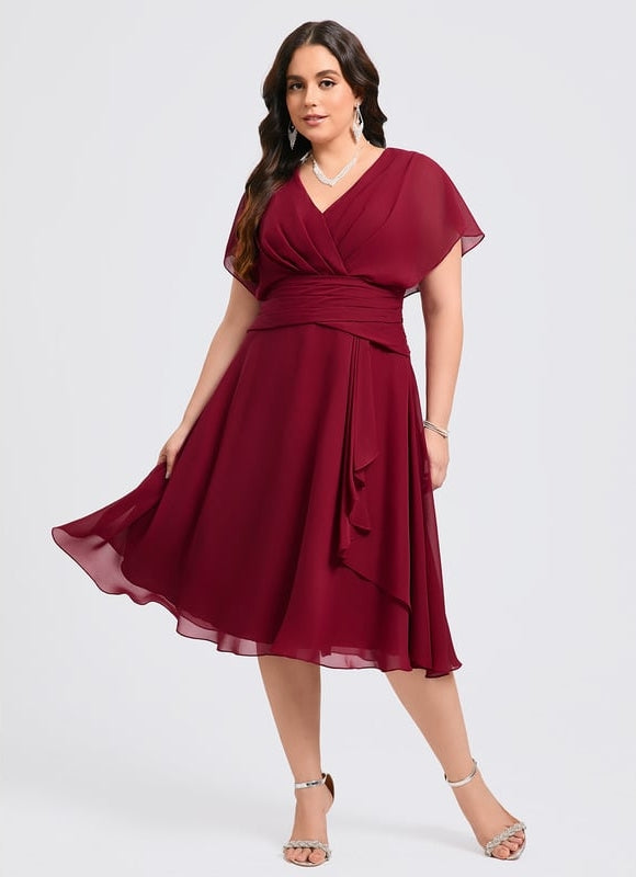 Robe Midi Trapèze Élégante - gallery 6