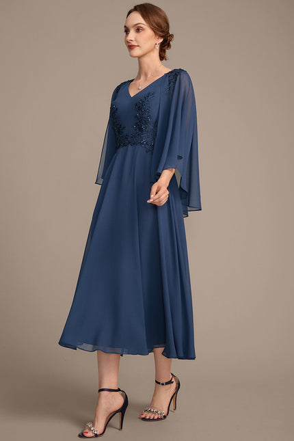 Robe Midi Fluide Nuit - gallery 4