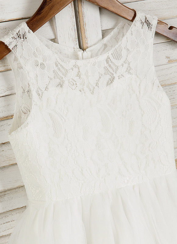 Robe Midi Écru Enfant - gallery 7