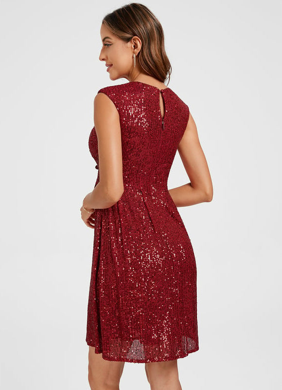 Robe Midi Cocktail Scintillante - gallery 6