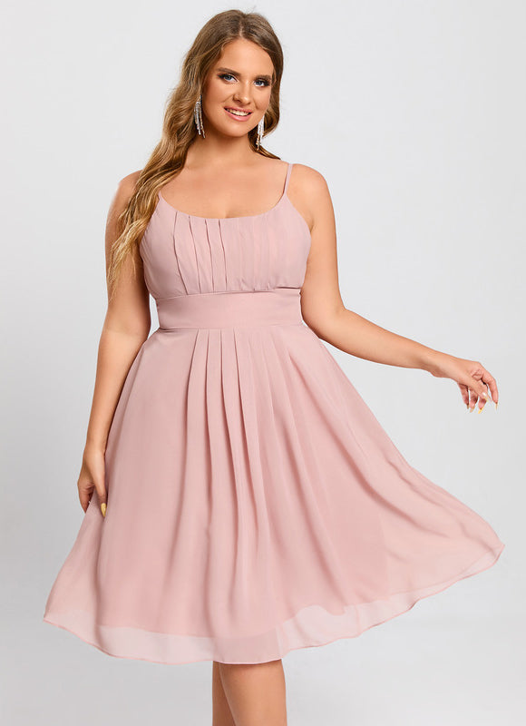 Robe Midi Mousseline Rose - gallery 7