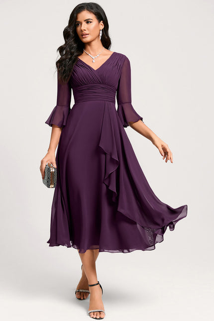 Midi Robe De Cocktail Pour Mariage Chic - gallery 5