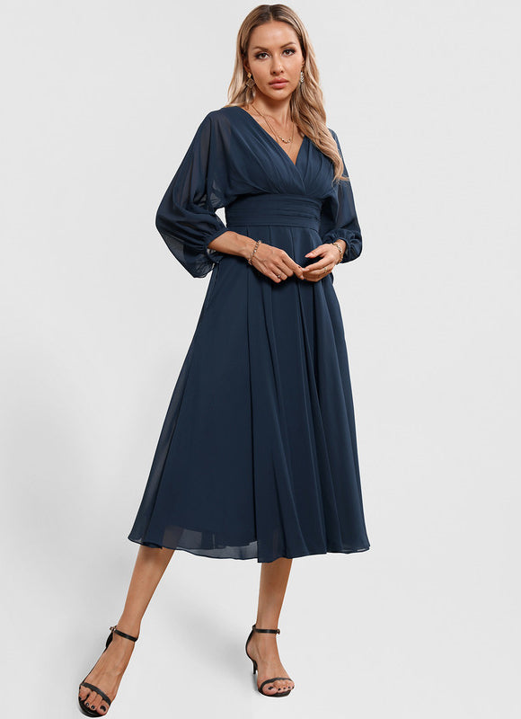 Midi Robe De Cocktail Pour Mariage Chic - gallery 2