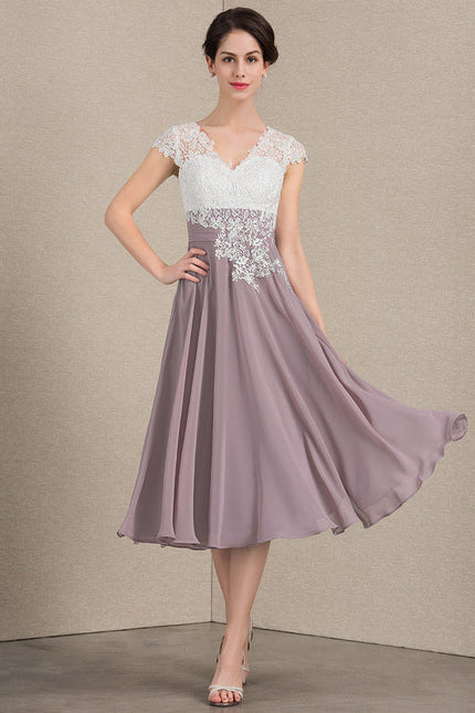 Robe Midi Violet Élégante