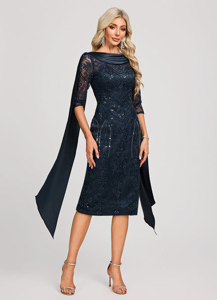 Robe Midi Sirène Brodée