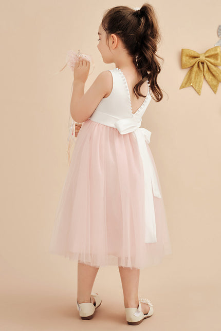 Robe Midi Satinée Poudrée - gallery 4