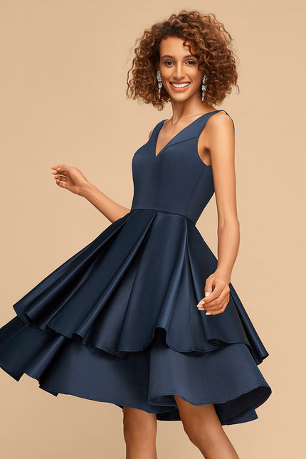 Robe Midi Gala Satinée - gallery 1
